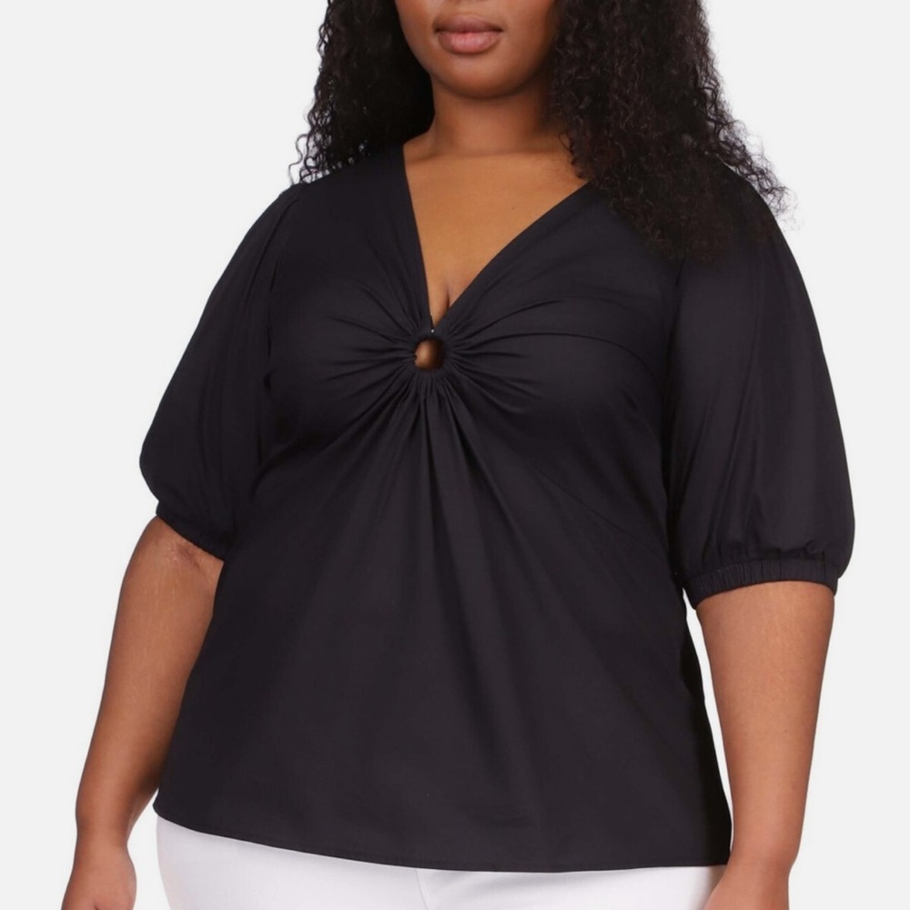Michael Kors Black Knot Detail‎ Blouse